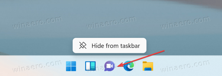 Remove Chat Button From Taskbar