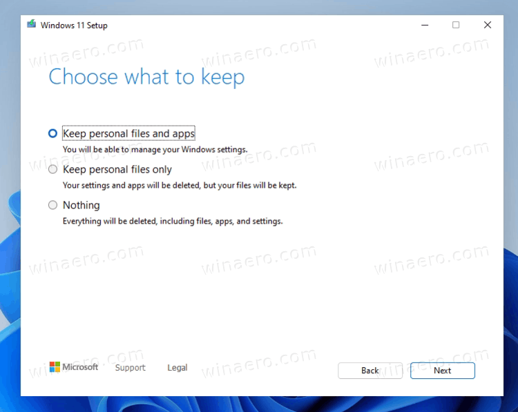 Repair Install Windows 11 With In Place Upgrade Choose What To Keep