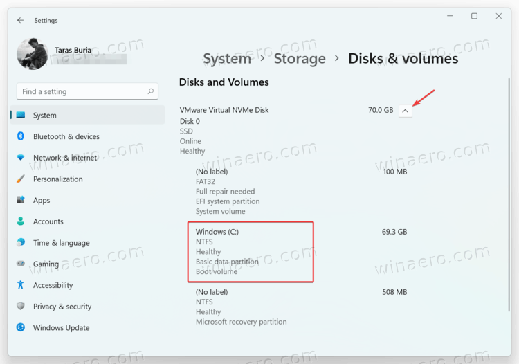 Select A Drive And Volume