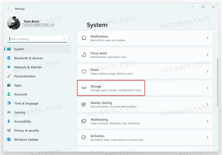 Settings System Storage In Windows 11