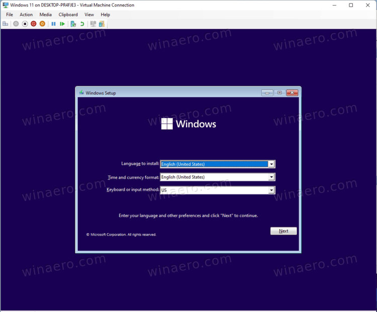 Windows 11 Setup Program