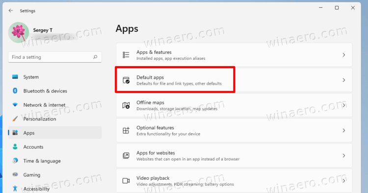 Windows Settings Apps Default Apps In Windows 11