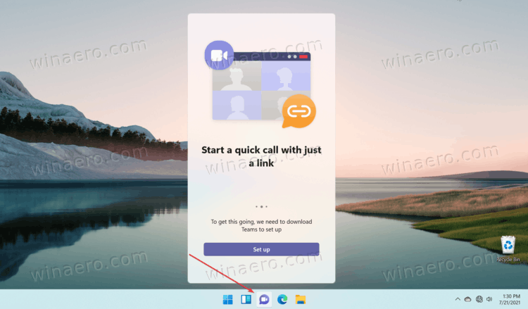 Windows 11 chat app