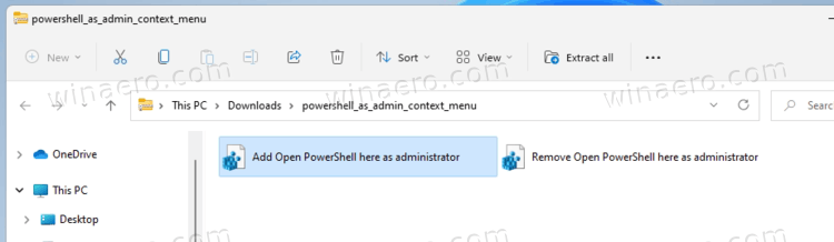 Add PowerShell As Administrator To Context Menu