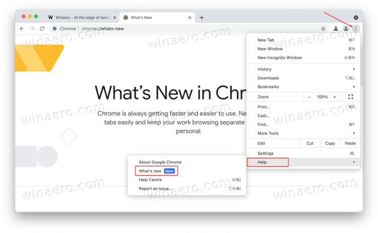 Check What's New In The Latest Version Of Google Chrome