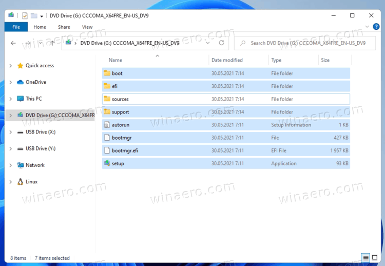 Copy Windows 11 Files To Bootable USB