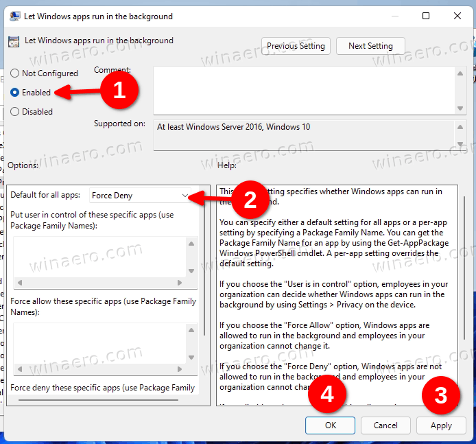 Windows 11 Disable Background Apps