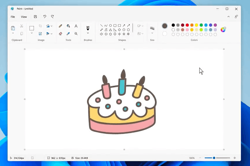 Microsoft Paint Windows 11 Redesign 3