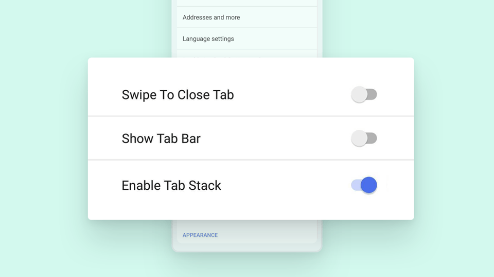 Vivaldi Android Tab Stacks