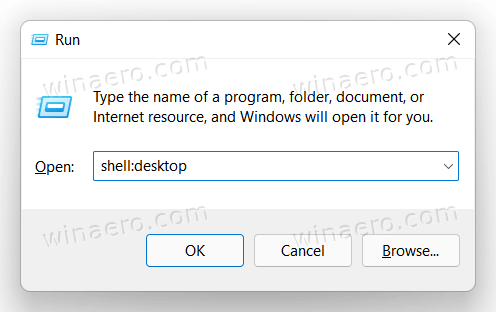 Open Recycle Bin From The Run Dialog Method 1