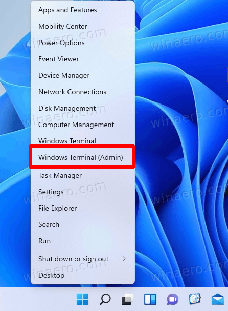 Open Windows Terminal As Admin