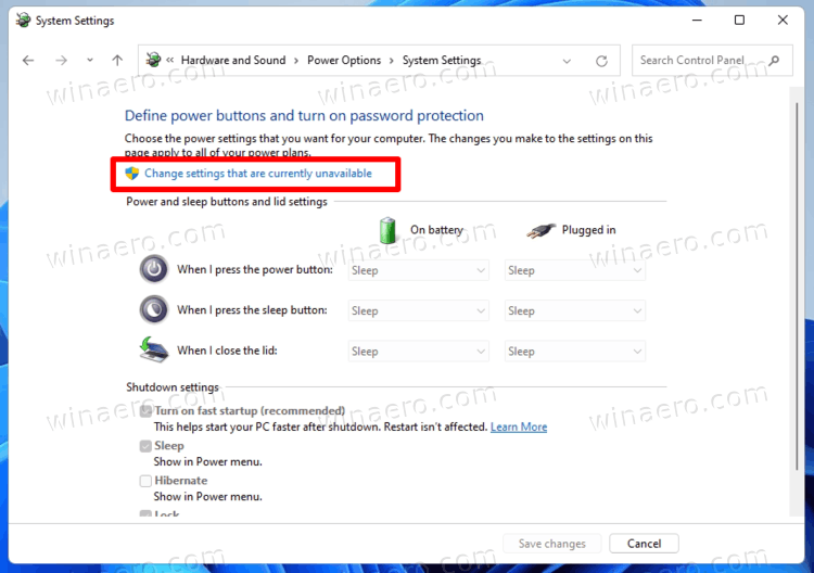 Windows 11 Change Settings That Are Currently Unavailable