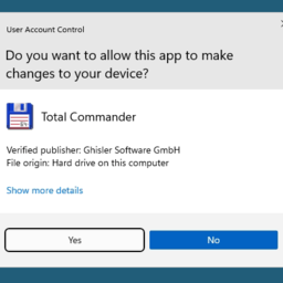 Windows 11 UAC Prompt Icon