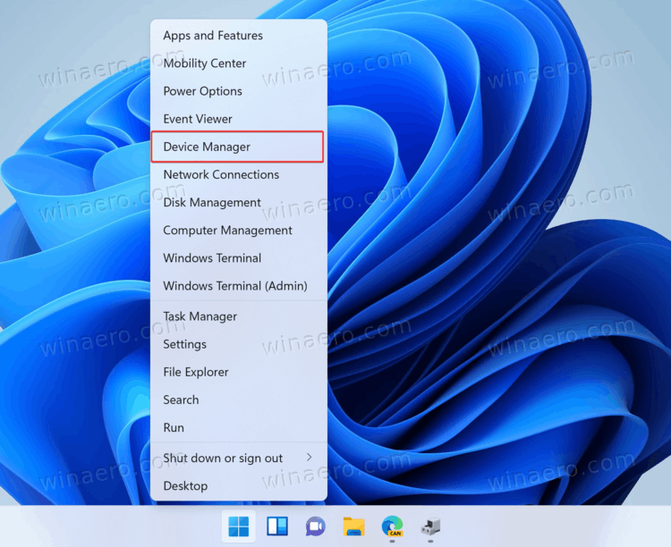 Windows 11 Open Device Manager