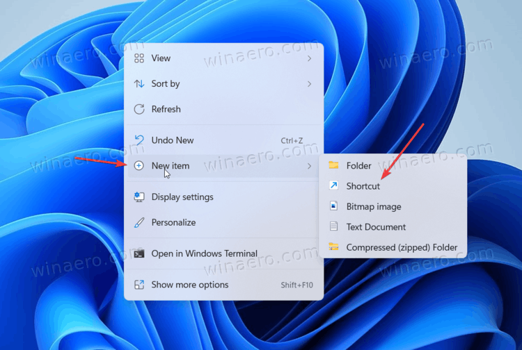 Windows 11 Create A New Desktop Shortcut