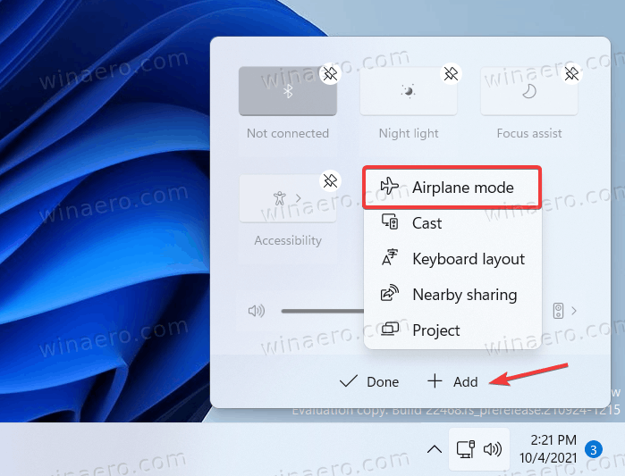 Add Airplane Mode Button To Quick Settings 2