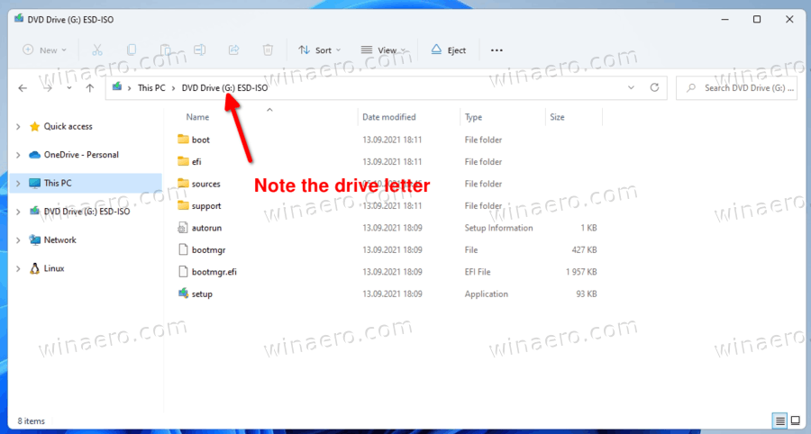 Windows 11 Setup Disk Drive Letter