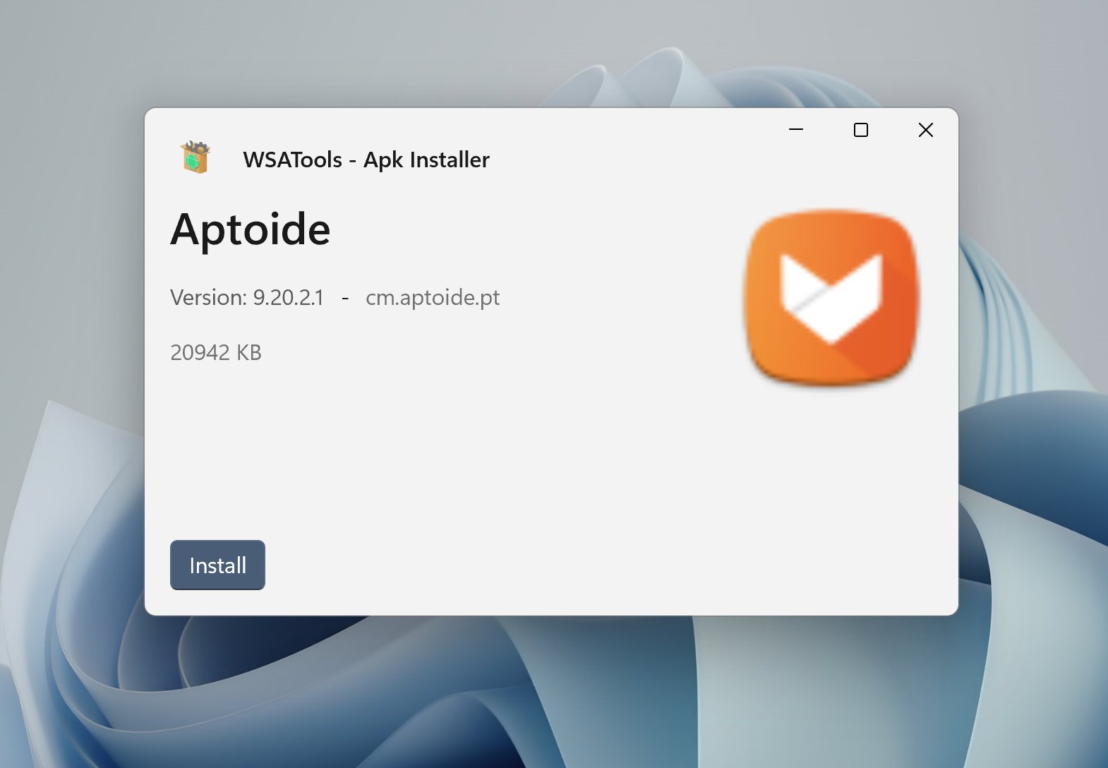 install apk on windows 11 adb