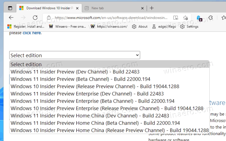 Build 22483 For Windows 11, And Build 19044.1288 For Windows 10