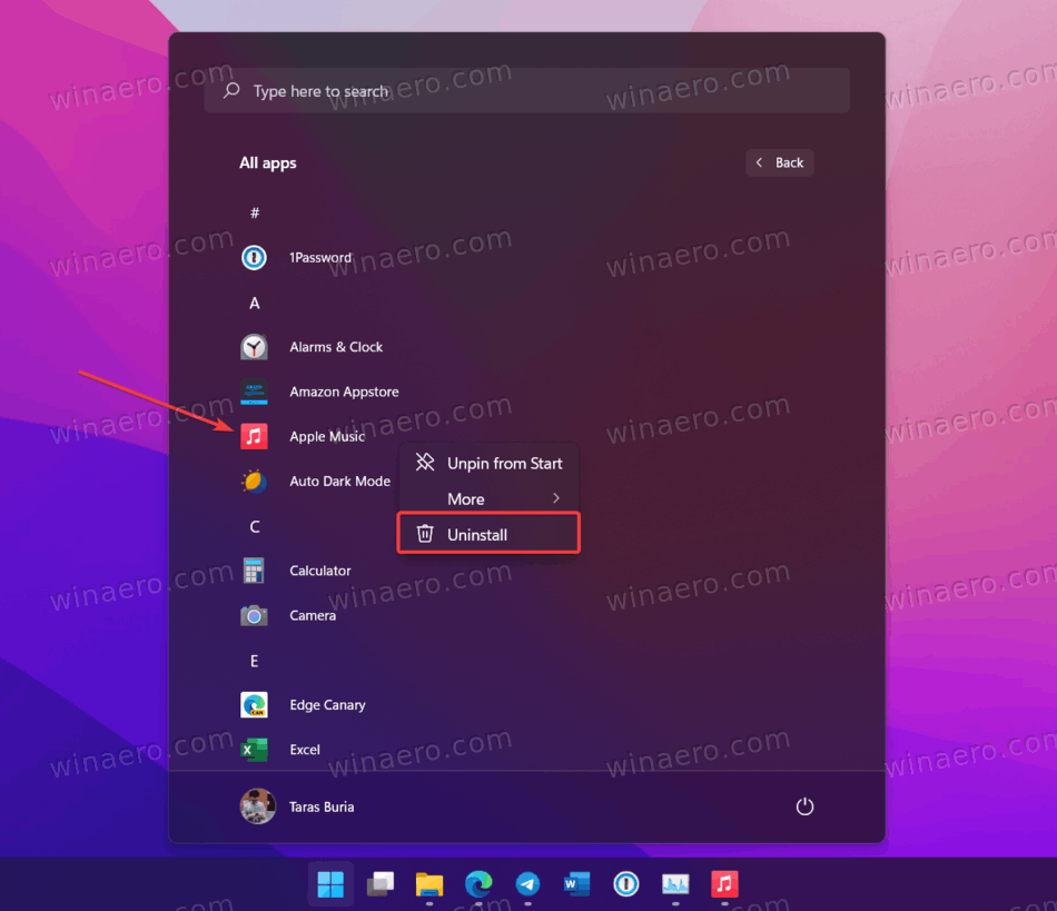 Windows 11 Uninstall Android Apps
