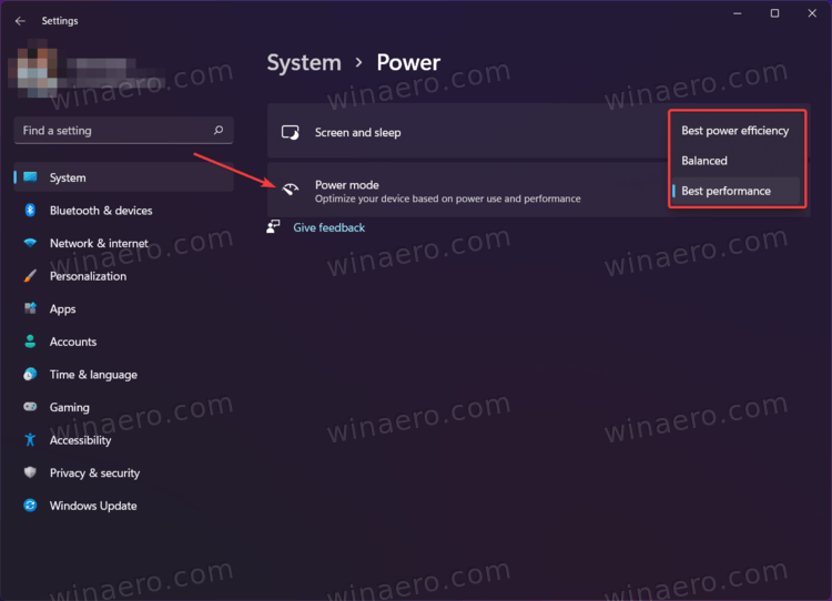 How to Change Power Mode in Windows 11