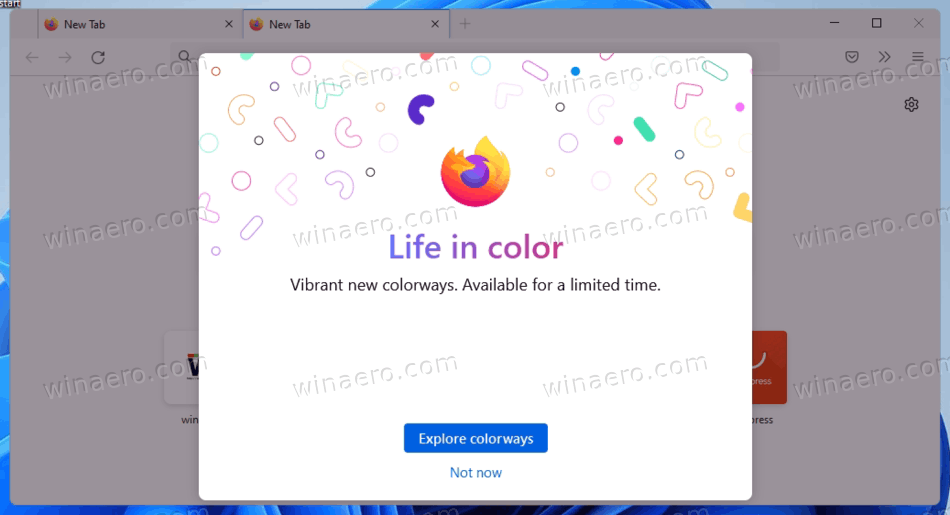 Firefox 94 Colorways