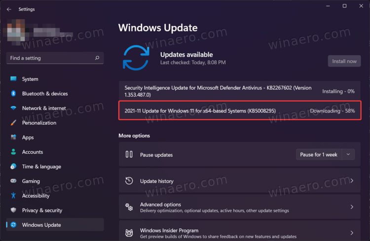KB5008295 is here to resolve all issues with apps in Windows 11