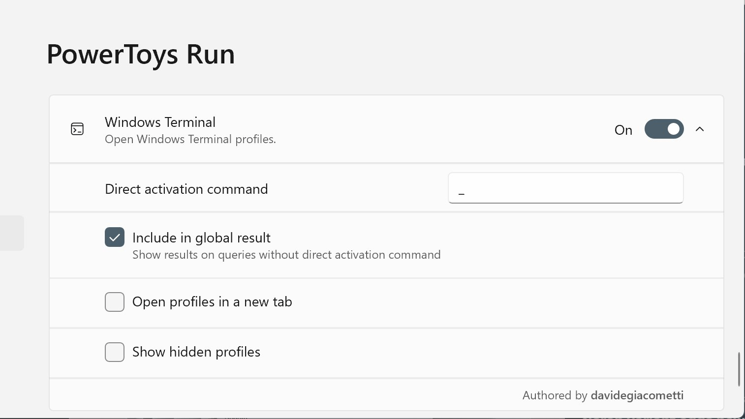 PowerToys Run With Windows Terminal Profiles 01