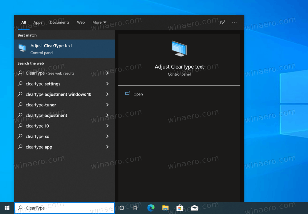 Windows 10 Dark Search