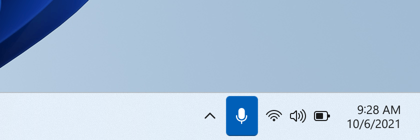 Windows 11 Build 22494 Taskbar Microphone Icon