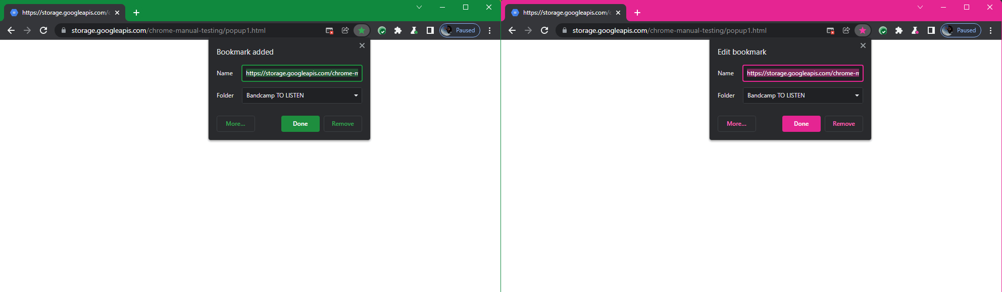 Chrome Accent Color On Dialogs