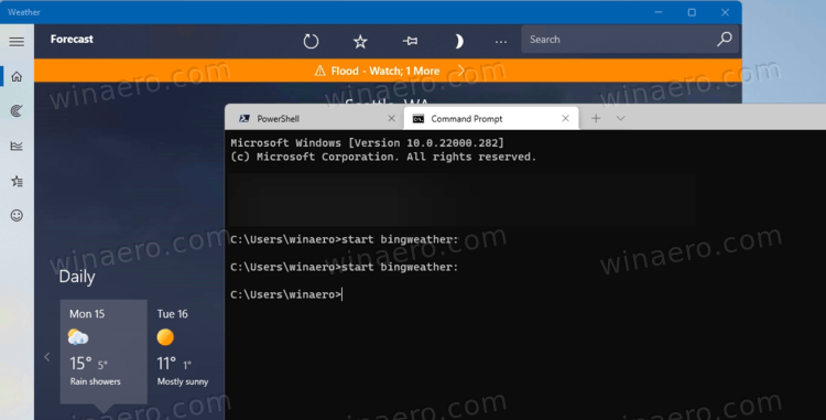 Launch Windows App From Windows Terminal