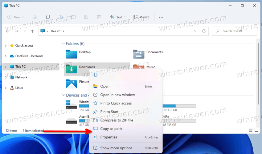 Remove Open In Windows Terminal From Windows 11 Context Menu