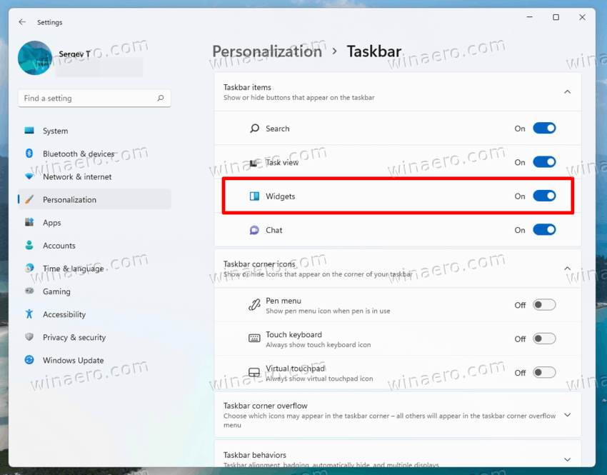 Remove Weather From Taskbar In Windows 11