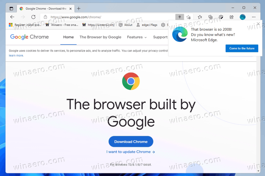 It's not google chrome it's googol chroem