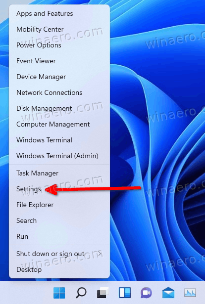 Windows 11 Open Settings