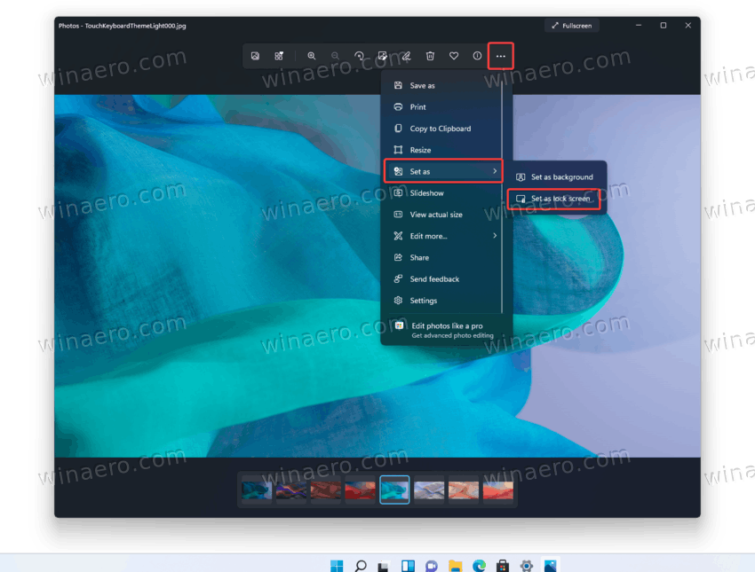 Windows 11 Change Lock Screen Background in Settings
