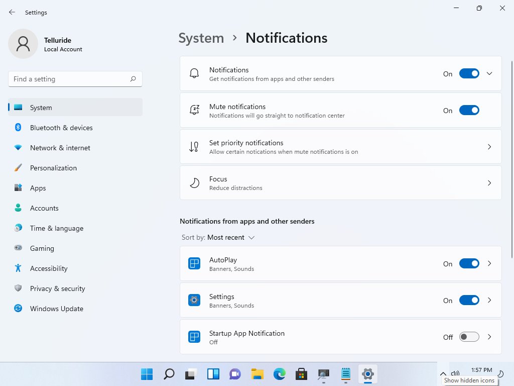 Windows 11 Improved Notifications