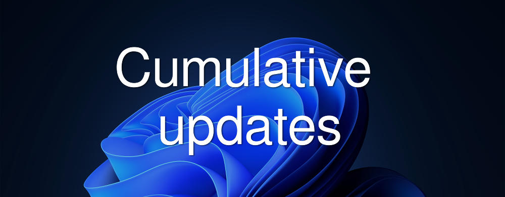 cumulative updates