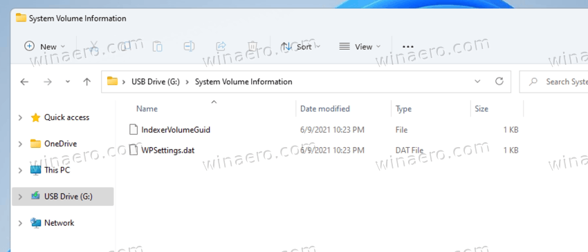Files In The System Volume Information Folder
