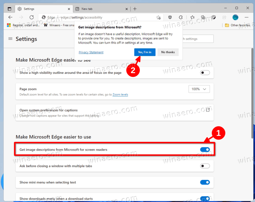 Microsoft Edge Can Now Automatically Generate Alt Descriptions
