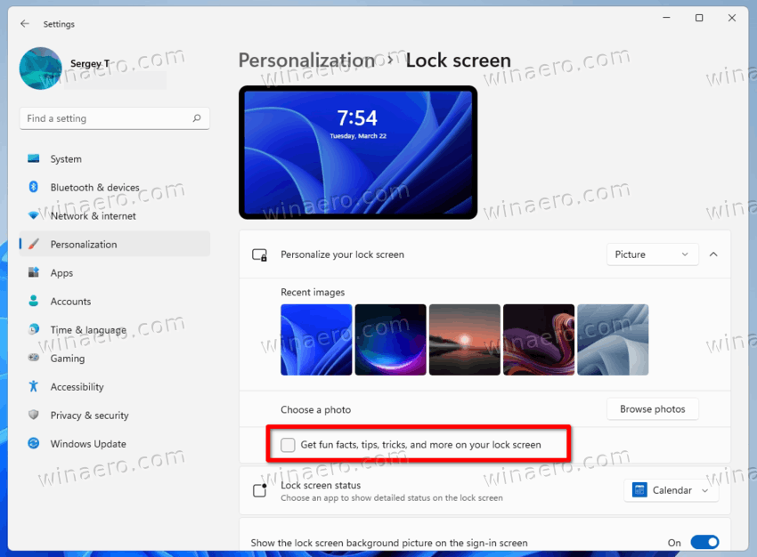 Disable Ads On Lock Screen In Windows 11