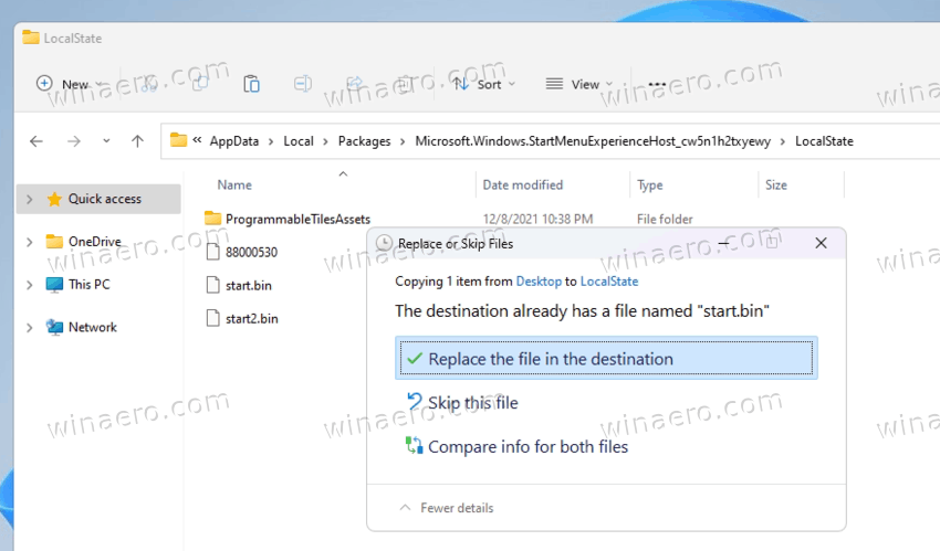 Restore Pinned Icons In Start Menu On Windows 11