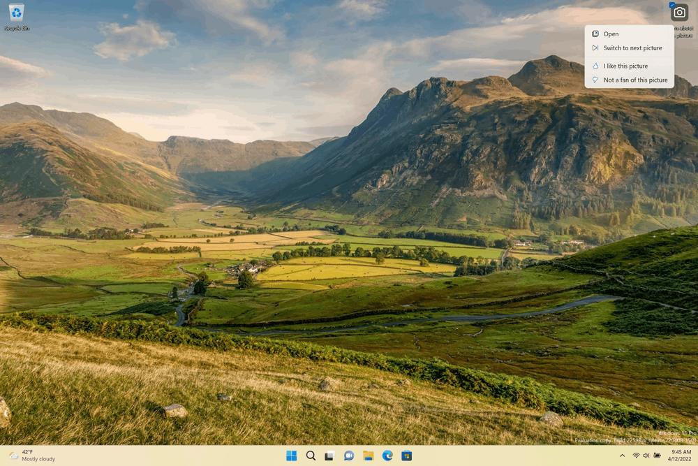 Windows 11 Build 22598 Windows Spotlight