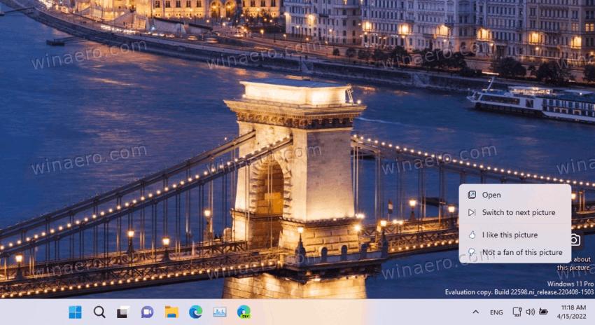 Windows Spotlight Enabled Instead Of Default Wallpapers