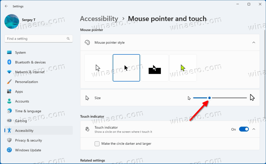 Windows 11 dark theme Cursors