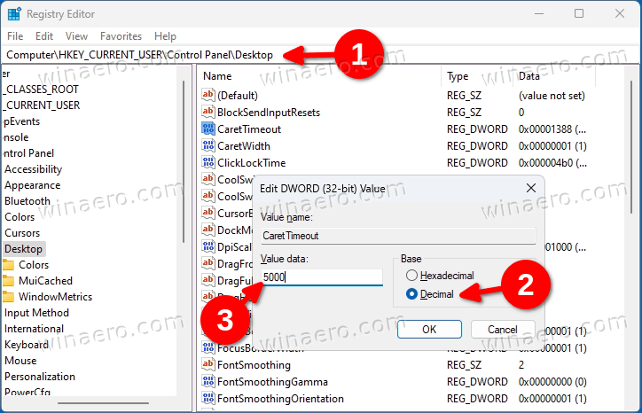 Windows 11 blue theme Cursors