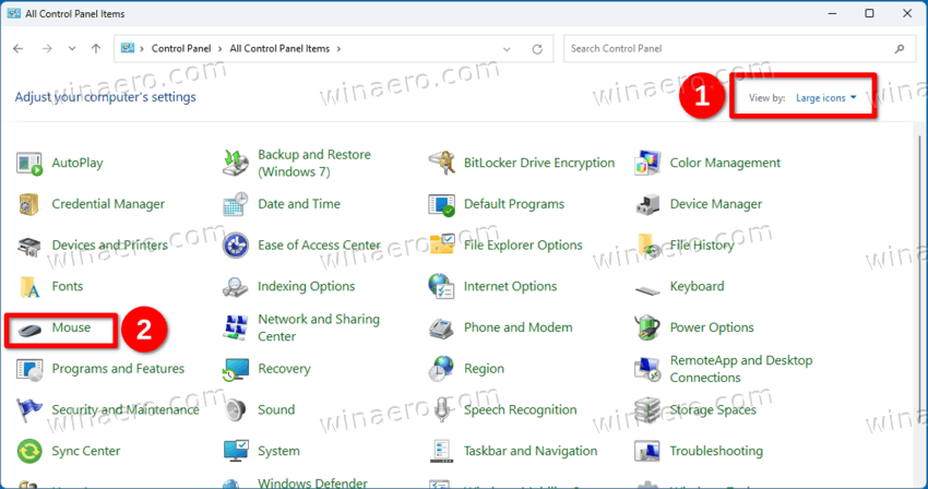 Windows 11 blue theme Cursors