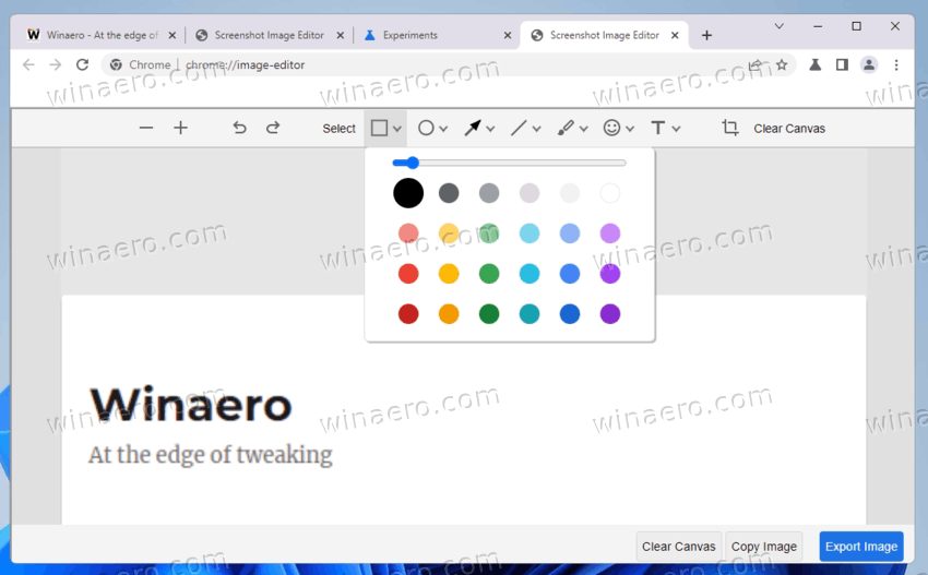 Screenshot Editor In Google Chrome