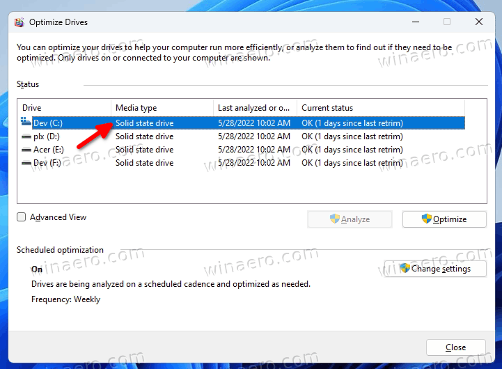 fuzzy med undtagelse af Forud type How to find out SSD, NVMe or HDD in a Windows 11 computer